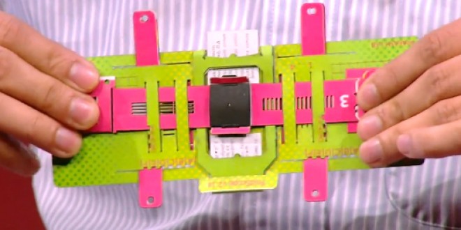 50 Centlik Origami Gibi Mikroskop : Foldscope